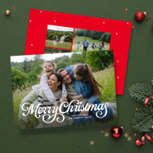 Prettig kerstfeest script vier foto