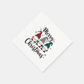 Prettig kerstfeest servet (Hoek)