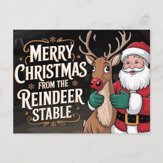 Prettig kerstfeest sint niklaas feestdagenkaart (Voorkant)