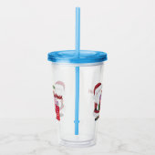 Prettig kerstfeest Sinterklaas Acryl Drinkbeker (Rechts)