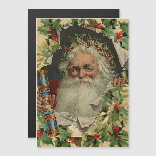 Prettig kerstfeest Sinterklaas Antiek klassiek (Voorkant / Achterkant)
