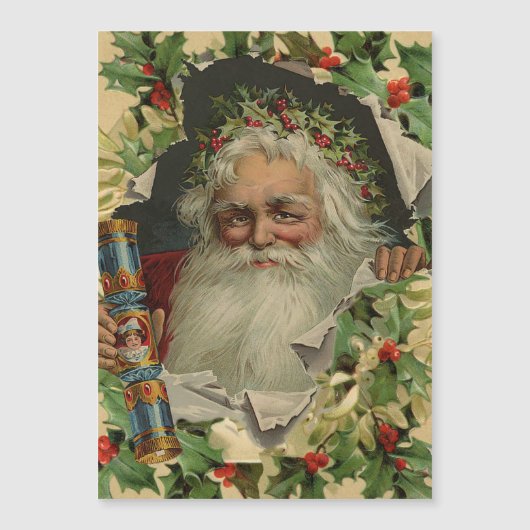 Prettig kerstfeest Sinterklaas Antiek klassiek (Voorkant)