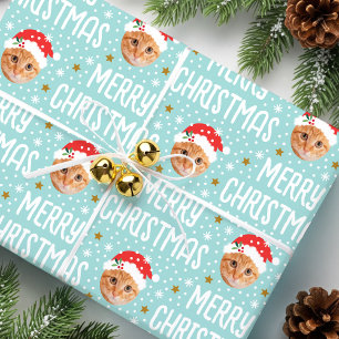 Prettig kerstfeest Sinterklaas Eén Foto Lieve Gezi Cadeaupapier