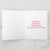 Prettig kerstfeest Sinterklaas en Kerstboom      Kaart (Binnen)