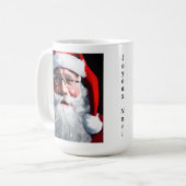 Prettig kerstfeest Sinterklaas Kerstmis Koffiemok (Voorkant links)