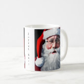 Prettig kerstfeest Sinterklaas Kerstmis Koffiemok (Voorkant rechts)