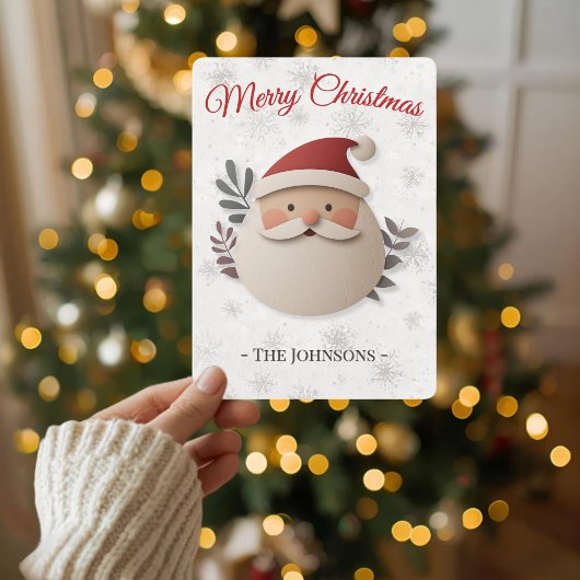 Prettig kerstfeest Sinterklaas – Persoonlijke fami Kaart