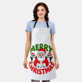 Prettig kerstfeest Sinterklaas Schort (Gedragen)