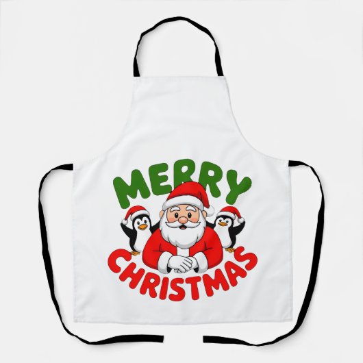 Prettig kerstfeest Sinterklaas Schort (Voorkant)