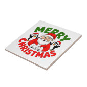 Prettig kerstfeest Sinterklaas Tegeltje (Zijkant)