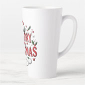 Prettig kerstfeest Sinterklaashoed Latte Mok (Rechts)