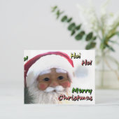 Prettig kerstfeest Sinterklaus Briefkaart (Staand voorkant)