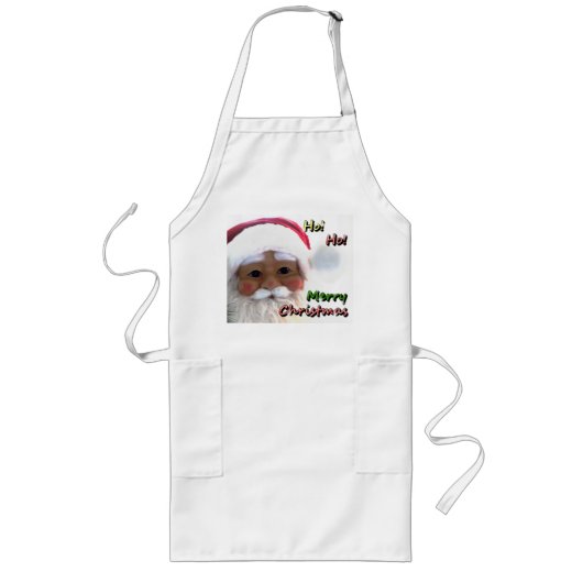 Prettig kerstfeest Sinterklaus Lang Schort (Voorkant)