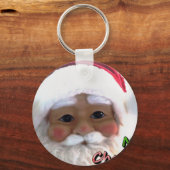 Prettig kerstfeest Sinterklaus Sleutelhanger (Voorkant)
