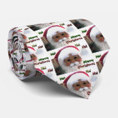 Prettig kerstfeest Sinterklaus Stropdas (Opgerold)
