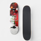 Prettig kerstfeest Skateboard (Voorkant)