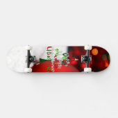 Prettig kerstfeest Skateboard (Horizontaal)