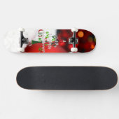 Prettig kerstfeest Skateboard (Horizontaal)