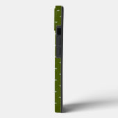 Prettig kerstfeest slee rood groen sneeuwvlok patr Case-Mate iPhone case (Achterkant / Links)
