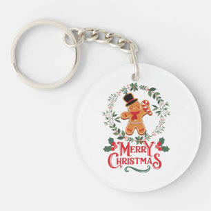 Prettig kerstfeest sleutelhanger