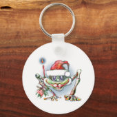 * Prettig kerstfeest * Sleutelhanger (Voorkant)