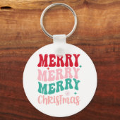 Prettig kerstfeest  sleutelhanger (Voorkant)