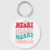 Prettig kerstfeest  sleutelhanger (Achterkant)