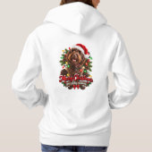 Prettig kerstfeest, smerig beest Hoodie (Achterkant)