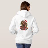 Prettig kerstfeest, smerig beest Hoodie (Achterkant volledig)