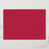 Prettig kerstfeest sneeuwfoto folie kerstkaart folie feestdagenkaart (Achterkant)