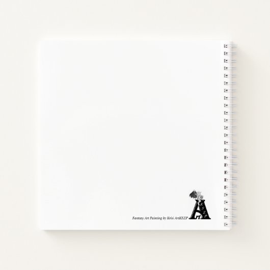 Prettig kerstfeest! Sneeuwman met Kat en Puppy Notitieboek (Achterkant)