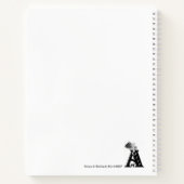 Prettig kerstfeest! Sneeuwman met Kat en Puppy Notitieboek (Achterkant)