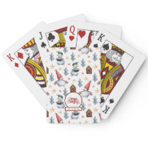 Prettig kerstfeest Sneeuwman Sneeuwvlokken Monogra