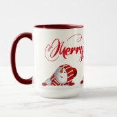 Prettig kerstfeest Sneeuwmannen  Mok (Links)
