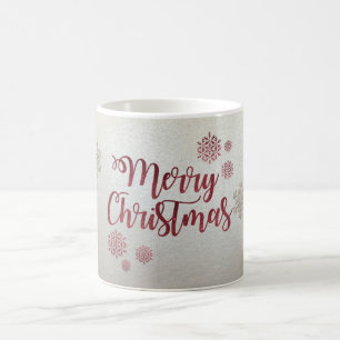 Prettig kerstfeest,Sneeuwvlokken Koffiemok