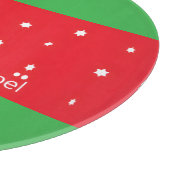 Prettig Kerstfeest Snijplank (Hoek)