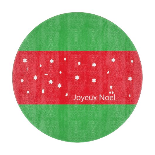 Prettig Kerstfeest Snijplank (Voorkant)