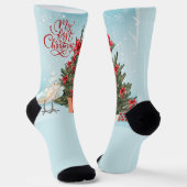Prettig kerstfeest sokken (Gebogen)