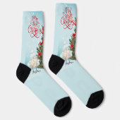 Prettig kerstfeest sokken (Rechts)