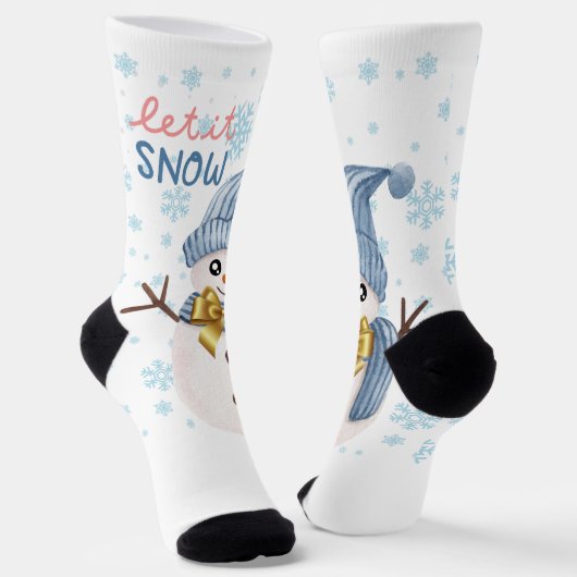 Prettig kerstfeest sokken (Gebogen)
