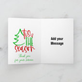 Prettig Kerstfeest Soldaat - Vouwbare Kerstkaart Kaart (Binnen)