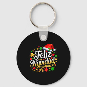 Prettig kerstfeest Spaans Mexicaans Kerstmis Kerst Sleutelhanger