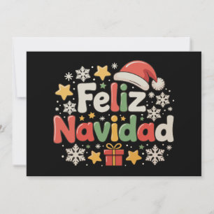 Prettig kerstfeest Spaans Mexicaans prettig kerstf Feestdagenkaart