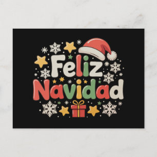 Prettig kerstfeest Spaans Mexicaans Zalig kerstfee Feestdagenkaart