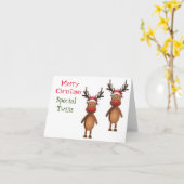 PRETTIG KERSTFEEST "SPECIALE TWINLINGS" KAART (Gele Bloem)