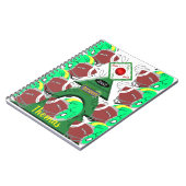 Prettig kerstfeest Spiraalboek Voetbal Notitieboek (Linkerzijde)