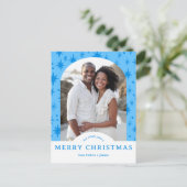 PRETTIG KERSTFEEST Sterren Holiday Aangepaste Boog Briefkaart (Staand voorkant)