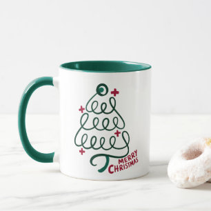 Prettig kerstfeest Stethoscoop CNA Medewerker Mok