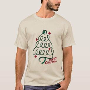 Prettig kerstfeest Stethoscoop CNA Medewerker T-shirt