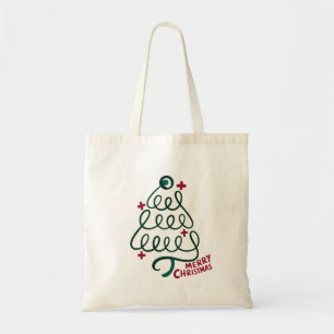 Prettig kerstfeest Stethoscoop CNA Medewerker Tote Bag